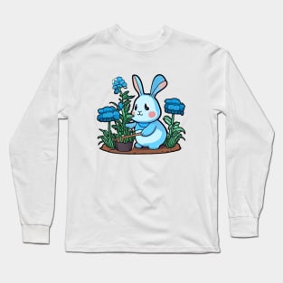 BLUE RABBIT GARDENING #1 Long Sleeve T-Shirt